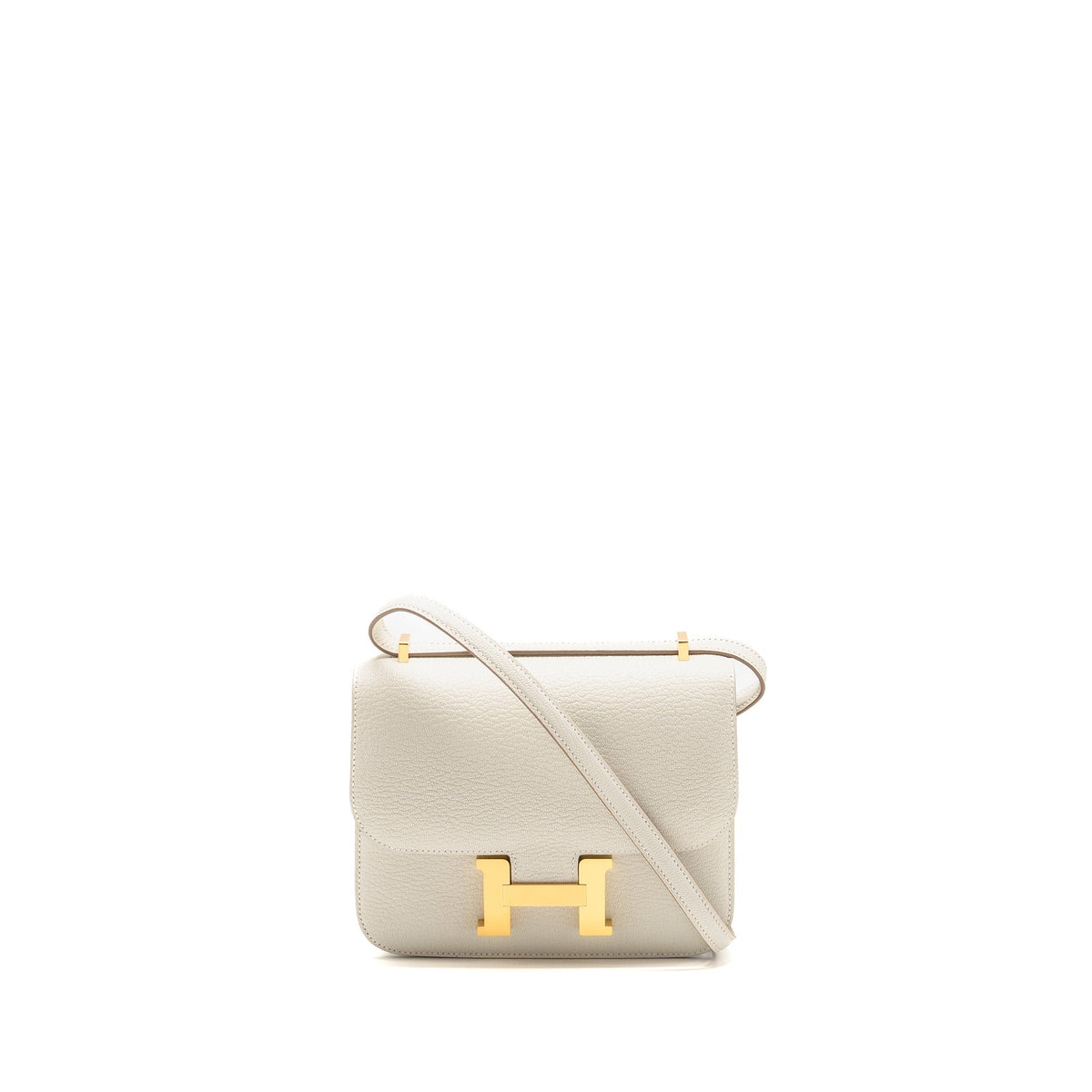 Hermes Mini constance Chevre Mysore Mushroom GHW