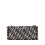 DIOR LARGE BOOK TOTE BLUE DIOR OBLIQUE EMBROIDERY