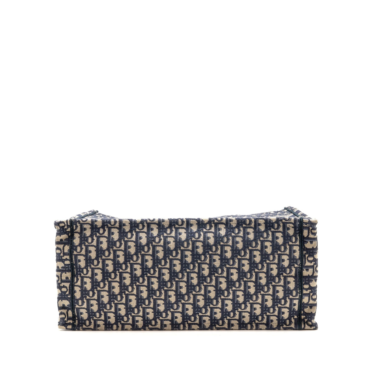 DIOR LARGE BOOK TOTE BLUE DIOR OBLIQUE EMBROIDERY