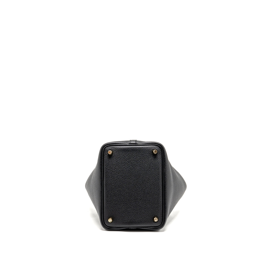Hermes Picotin 18 Lock Bag Clemence BLACK GHW