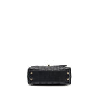 CHANEL SMALL COCO HANDLE CAVIAR BLACK LGHW(MICROCHIP)