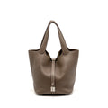 Hermes Picotin 22 Lock Bag Clemence Etoupe SHW