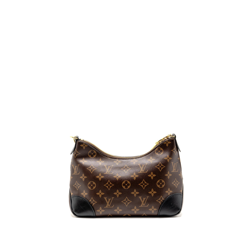 Louis Vuitton Boulogne PM monogram Canvas/Leather Black GHW