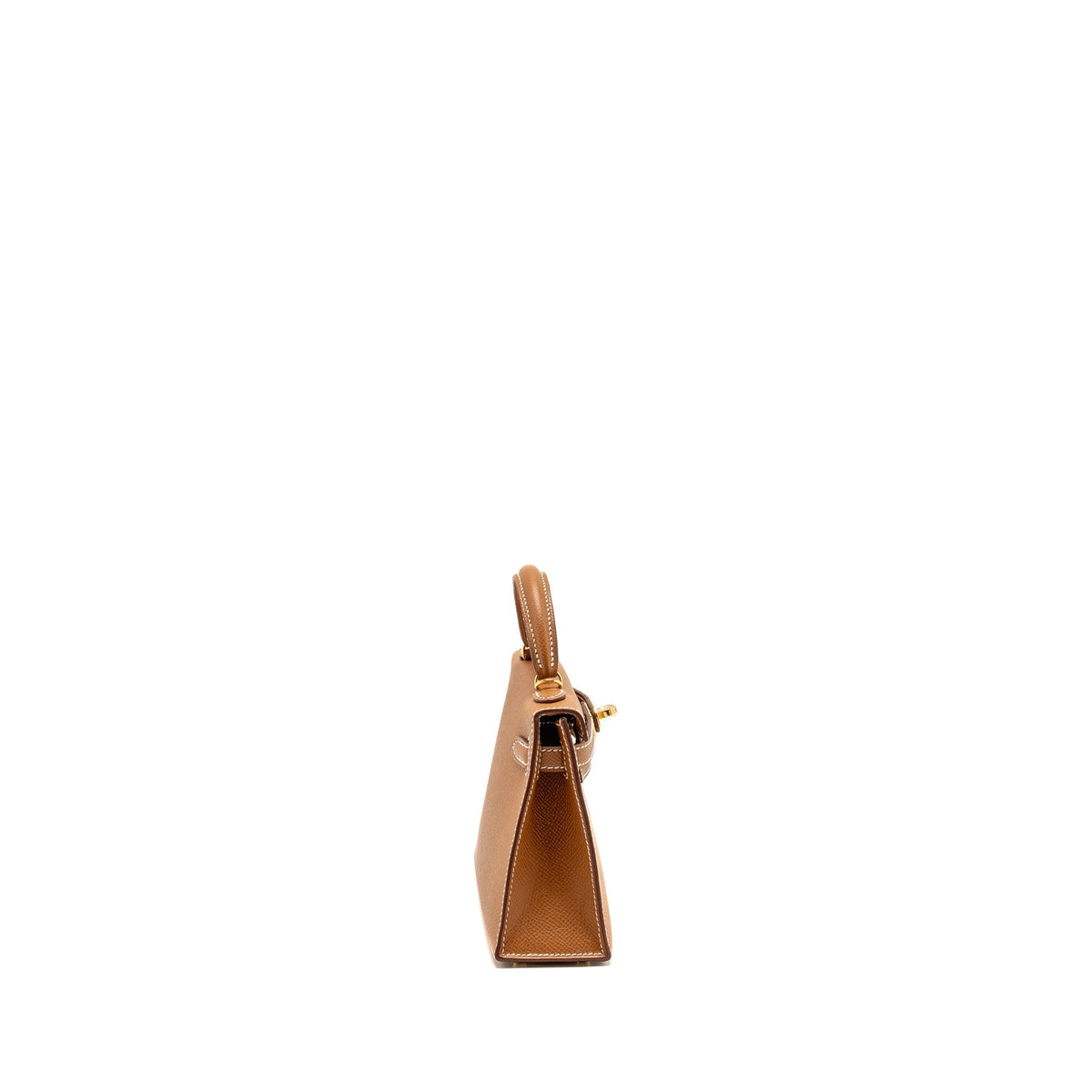 Hermes mini kelly II Epsom gold GHW