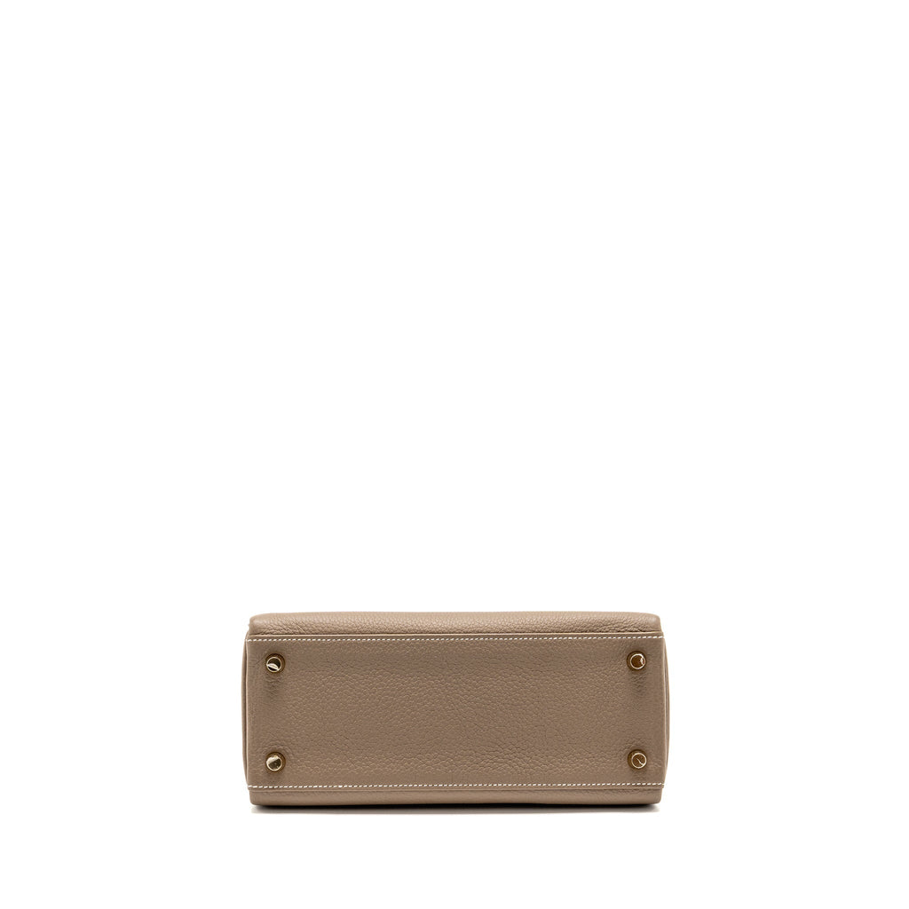 Hermes Kelly 25 Togo Etoupe GHW