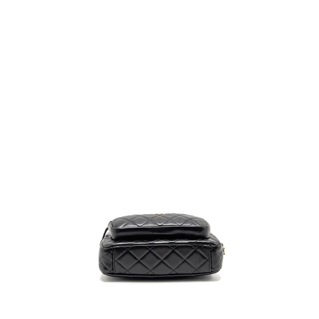 CHANEL 25C CAMERA BAG LAMBSKIN BLACK LGHW (MICROCHIP)