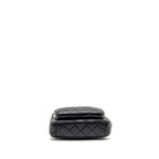 CHANEL 25C CAMERA BAG LAMBSKIN BLACK LGHW (MICROCHIP)