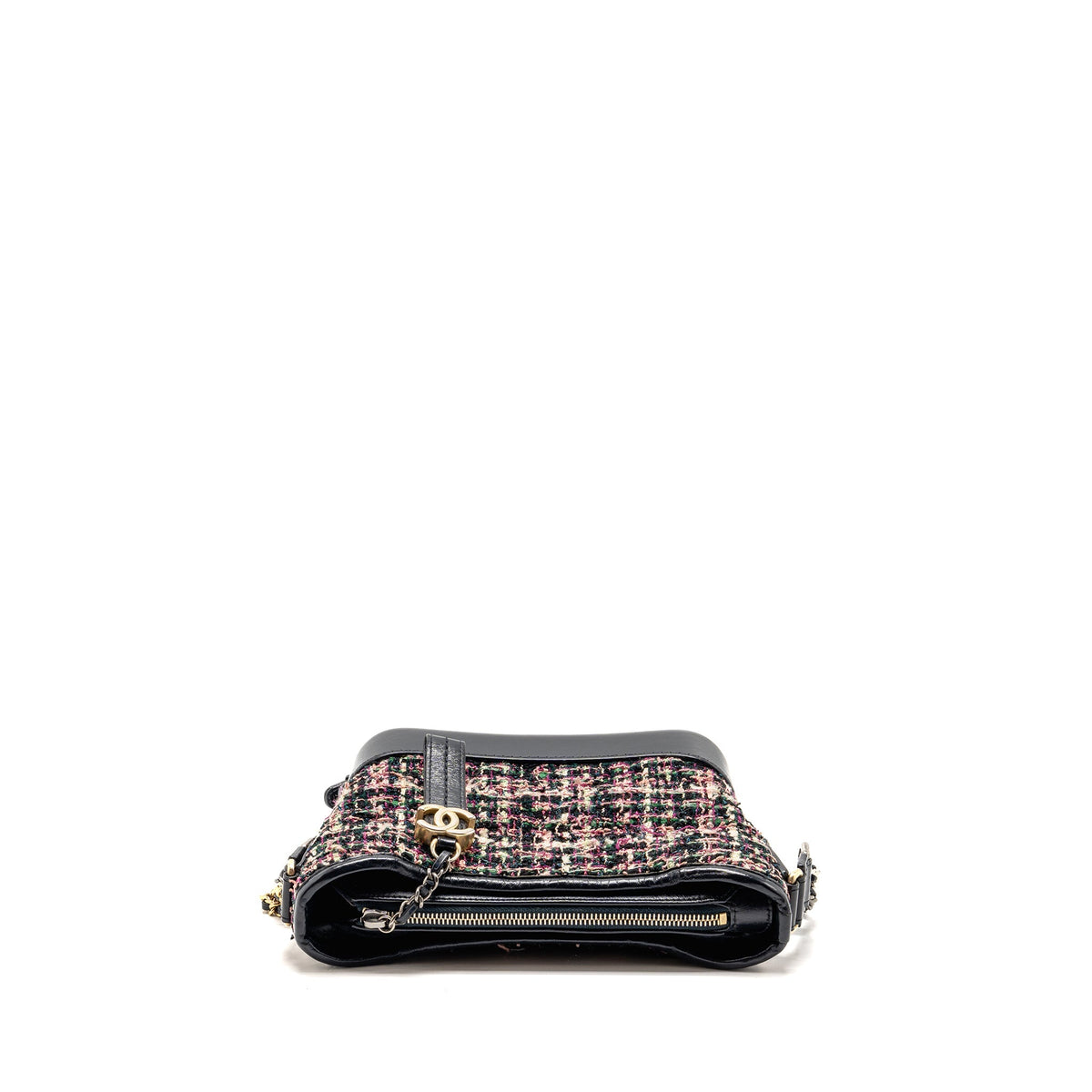 Chanel Small Gabrielle hobo bag tweed multicoloured GHW