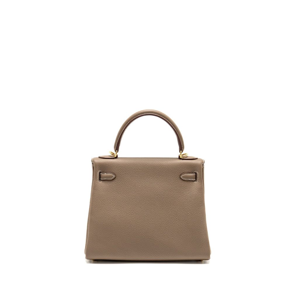 Hermes Kelly 25 Togo Etoupe GHW