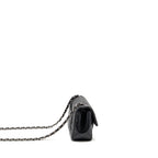 CHANEL MINI RECTANGULAR FLAP BAG LAMBSKIN BLACK SHW