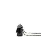 CHANEL MINI RECTANGULAR FLAP BAG LAMBSKIN BLACK SHW
