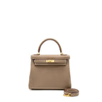 Hermes Kelly 25 Togo Etoupe GHW