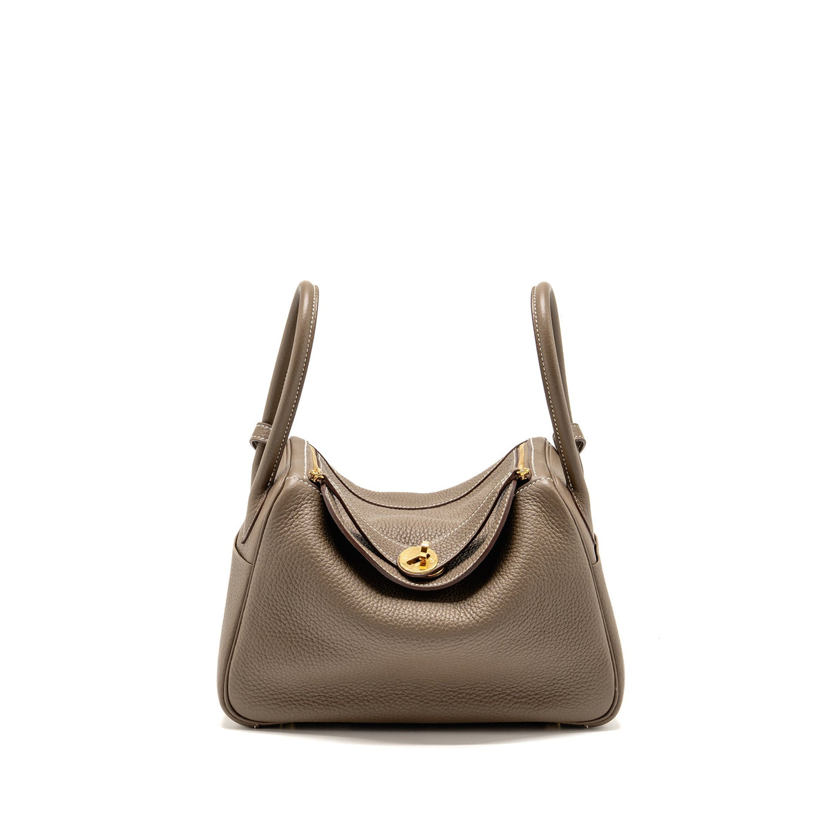 Hermes Lindy 26 clemence etoupe GHW