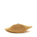 Loewe Anagram Shell Basket Tote Bag Raffia/Leather Brown/beige
