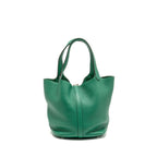 Hermes Picotin 22 Lock Bag Clemence Vert Vertigo SHW