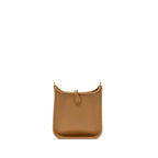 Hermes Mini Evelyne clemence biscuit / camel GHW