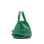 Hermes Picotin 22 Lock Bag Clemence Vert Vertigo SHW
