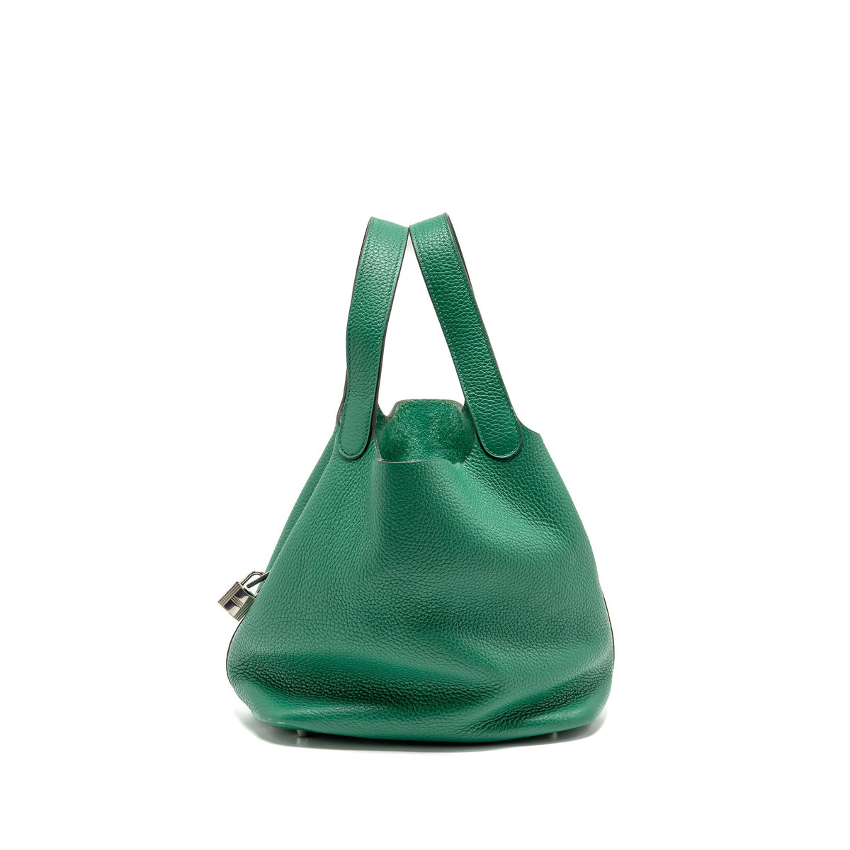 Hermes Picotin 22 Lock Bag Clemence Vert Vertigo SHW