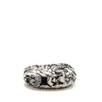 Chanel Dear Coco Hobo Bag Printed Fabric/Leather White/Black GHW (Microchip)