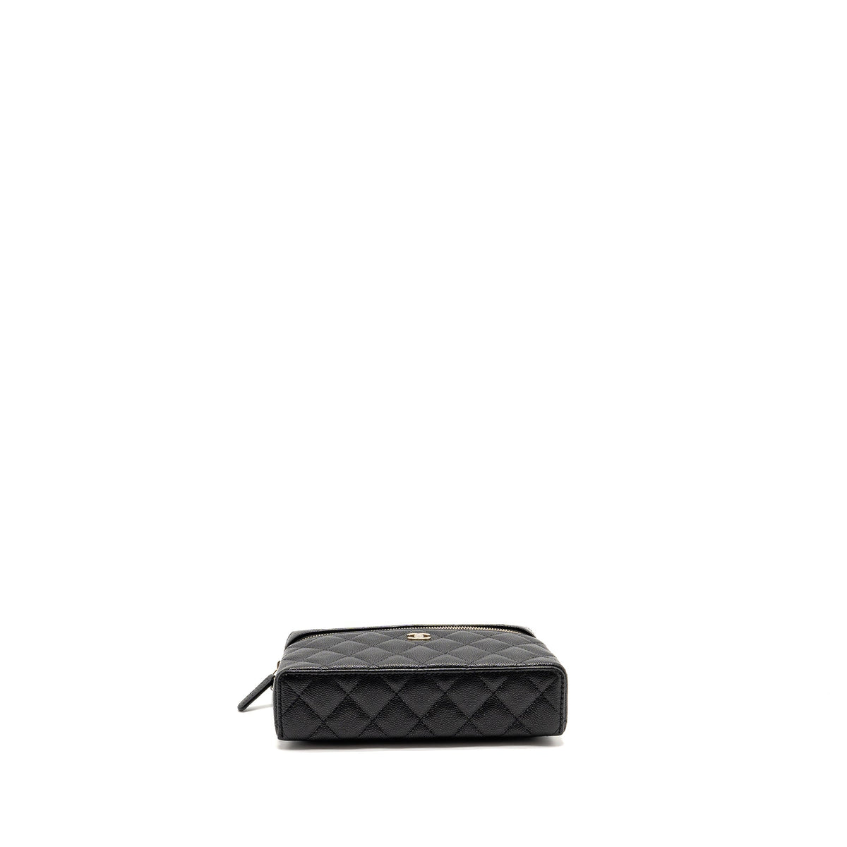 CHANEL 25P CC TOP HANDLE VANITY BAG CAVIAR BLACK LGHW(MICROCHIP)