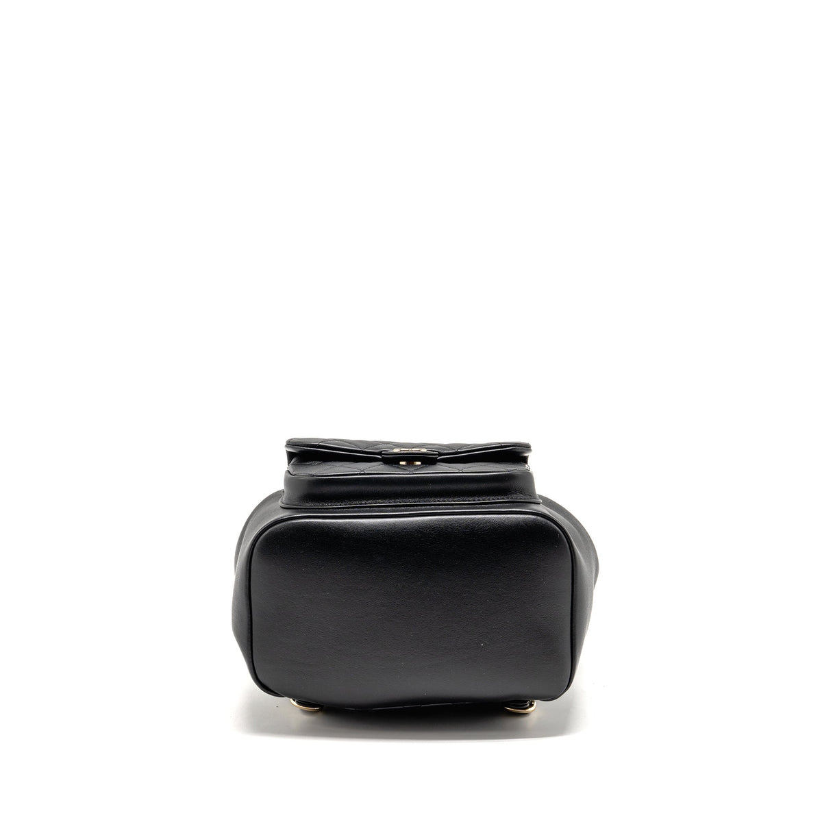 CHANEL LARGE DUMA BACKPACK CALFSKIN BLACK LGHW (MICROCHIP)