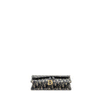 DIOR SADDLE POUCH DIOR OBLIQUE CANVAS BLUE GHW