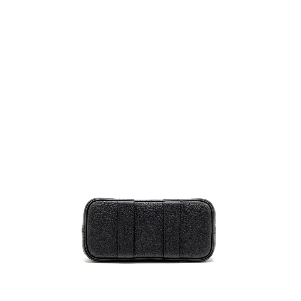 HERMES GARDEN PARTY 23 CANVAS/NEGONDA ECRU-BLACK/BLACK SHW