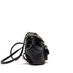 CHANEL LARGE DUMA BACKPACK CALFSKIN BLACK LGHW (MICROCHIP)