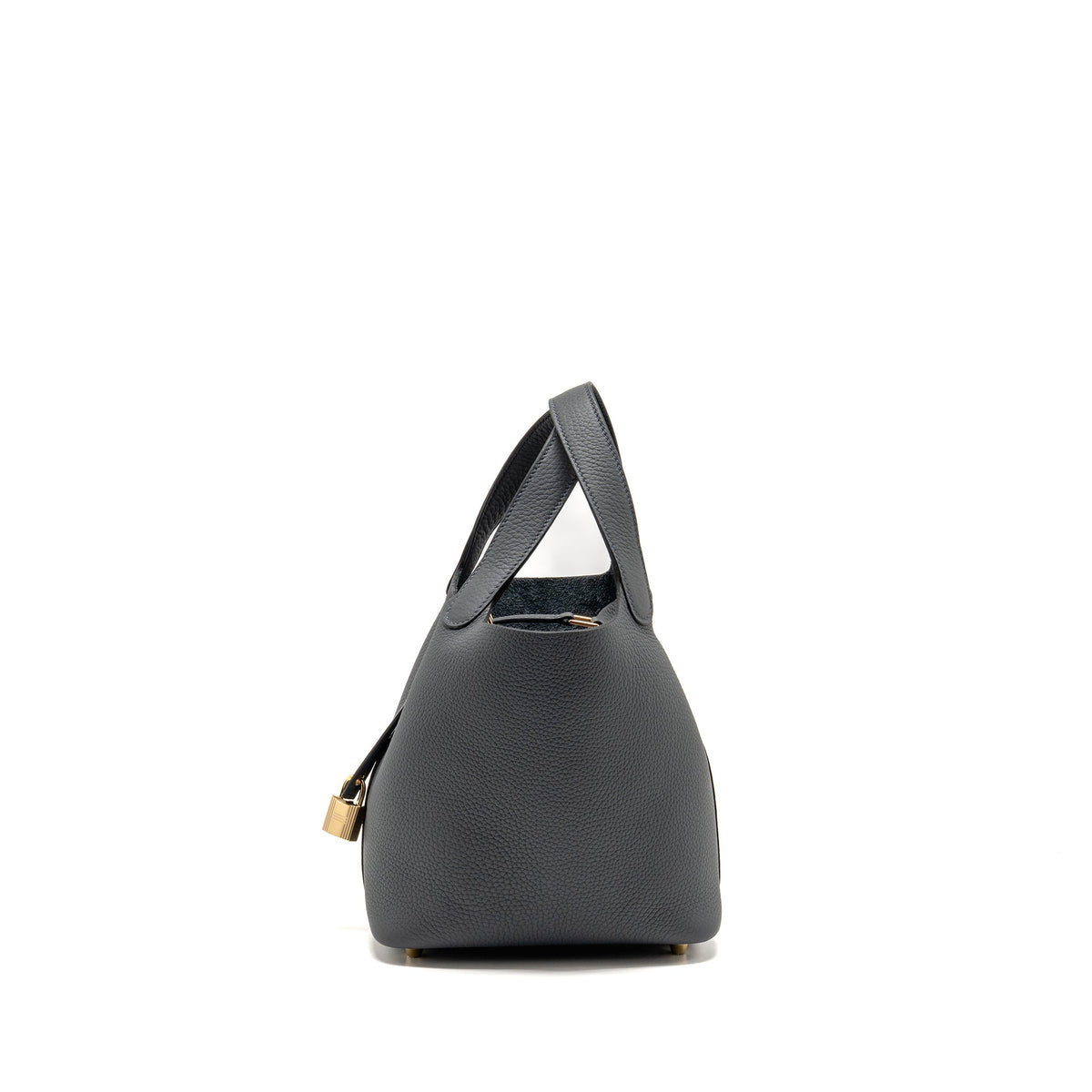 Hermes Picotin 18 Lock Bag Clemence Gris Misty GHW