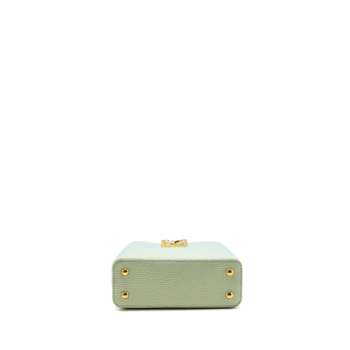 Louis Vuitton Capucines Mini Taurillon Vert d’eau Green LGHW