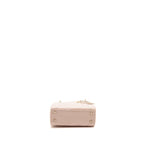Dior Mini Lady Dior Cannage Lambskin Powder Pink LGHW