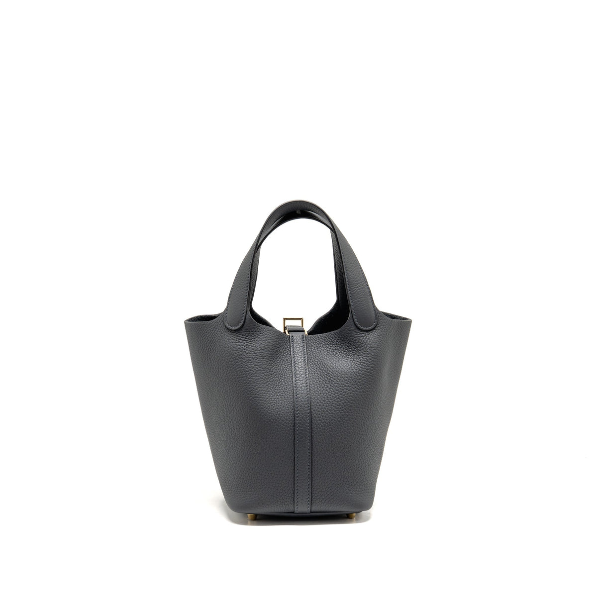 Hermes Picotin 18 Lock Bag Clemence Gris Misty GHW