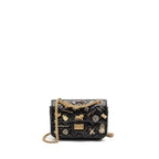 CHANEL MINI 2.55 REISSUE FLAP BAG LUCKY CHARMS AGED CALFSKIN BLACK GHW