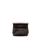 Hermes herbag mini canvas / hunter leather ebene GHW