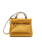 Hermes Herbag 31 Zip Bag CANVAS/HUNTER LEATHER Paille SHW
