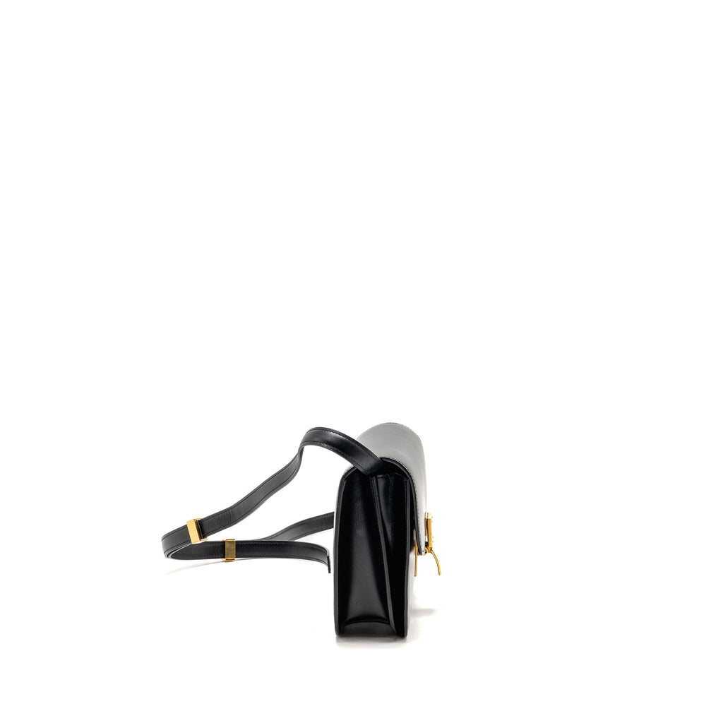 Celine Teen Classic Box Bag Calfskin Black GHW