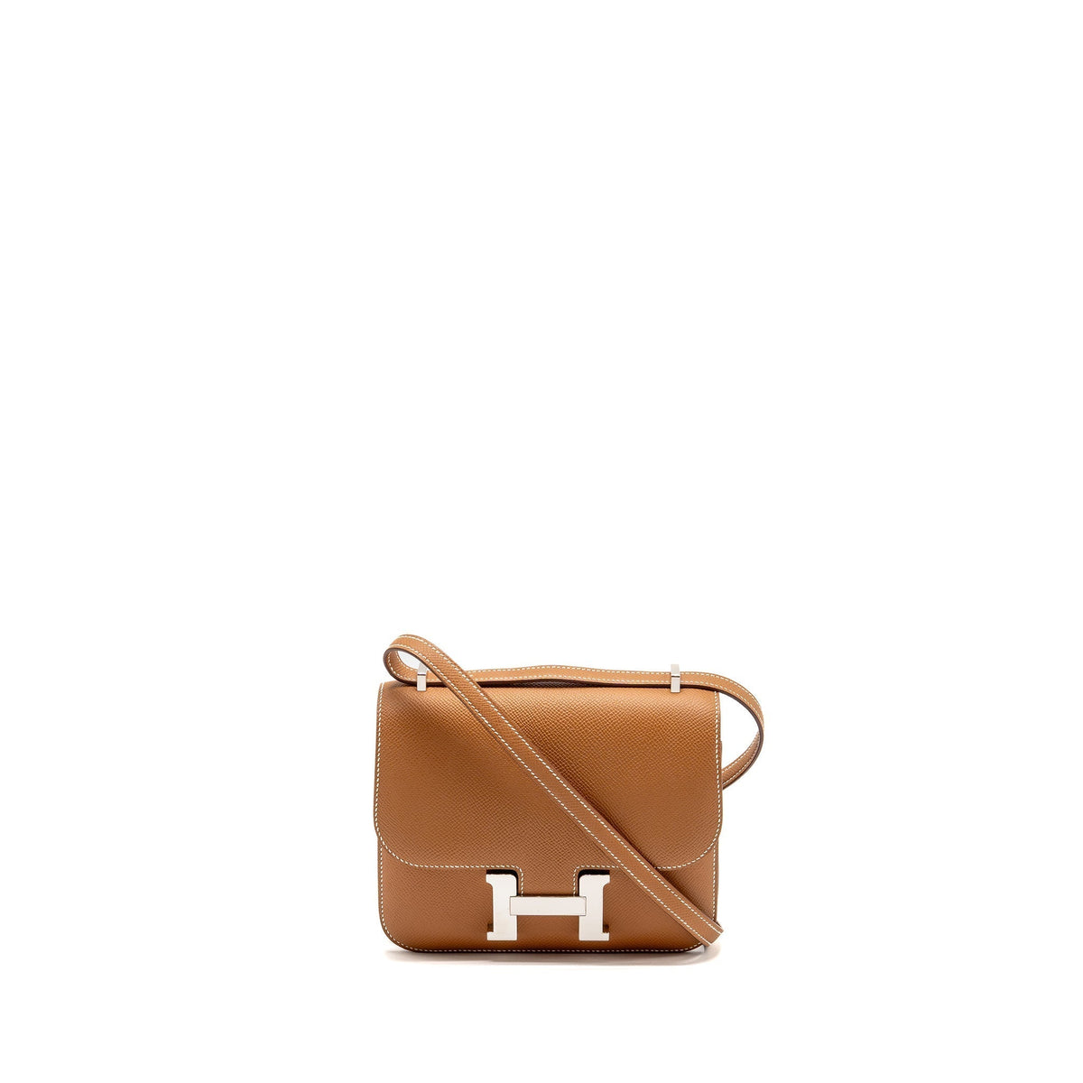 HERMES MINI CONSTANCE EPSOM GOLD SHW