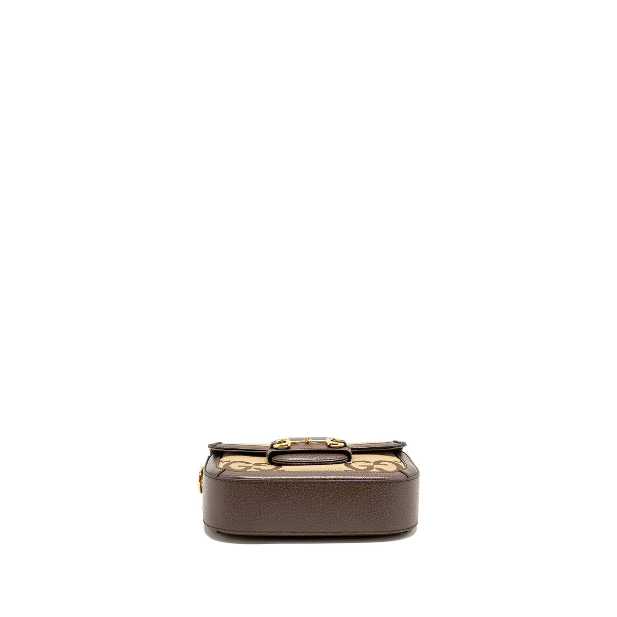 Gucci Horsebit 1955 small shoulder bag giant GG supreme canvas beige/brown GHW