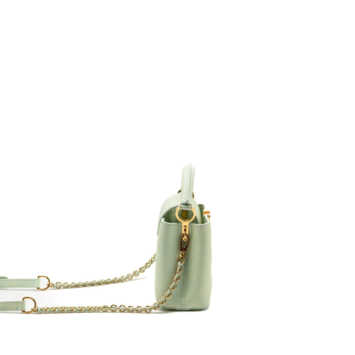 Louis Vuitton Capucines Mini Taurillon Vert d’eau Green LGHW