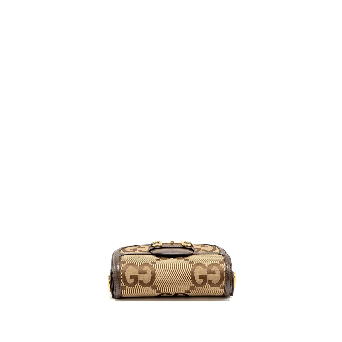 Gucci Horsebit 1955 small shoulder bag giant GG supreme canvas beige/brown GHW