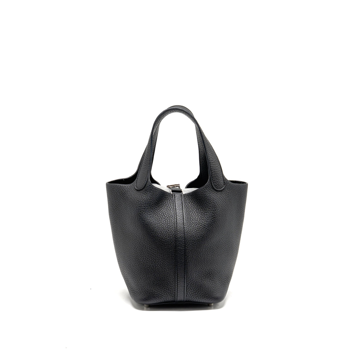 Hermes Picotin 18 Lock Bag Clemence Black SHW