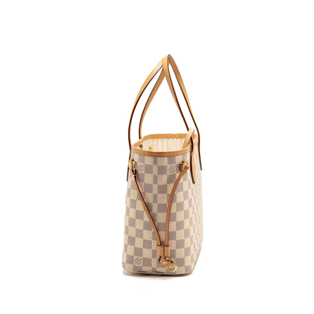 Louis Vuitton Neverfull PM Damier Azur Canvas GHW