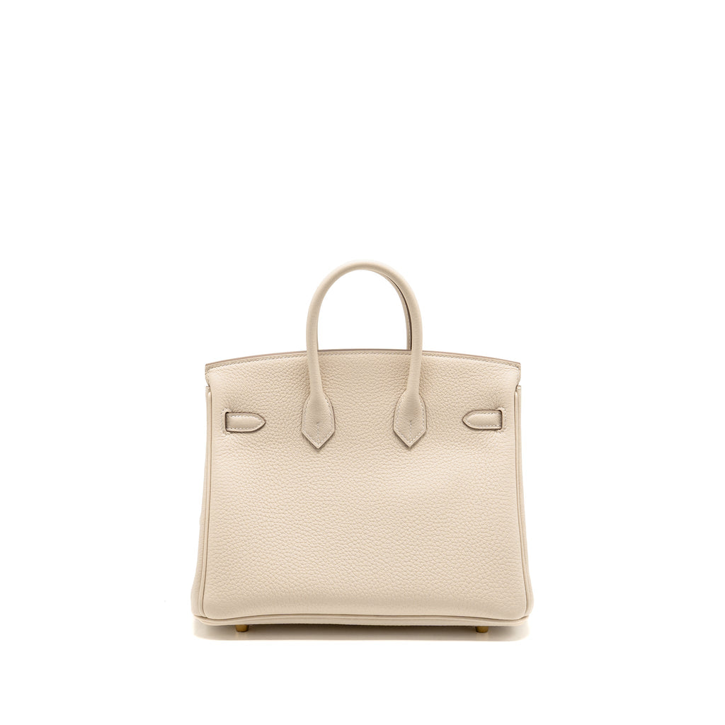 Hermes Birkin 25 togo craie GHW