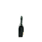 HERMES MINI CONSTANCE SHINY ALLIGATOR MISSISSIPPIENSIS VERT FONCE GHW
