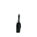 Hermes mini constance shiny alligator mississippiensis vert fonce GHW