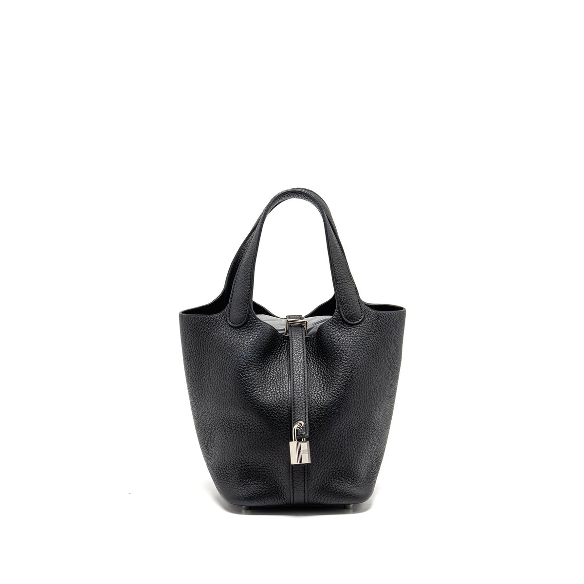 Hermes Picotin 18 Lock Bag Clemence Black SHW