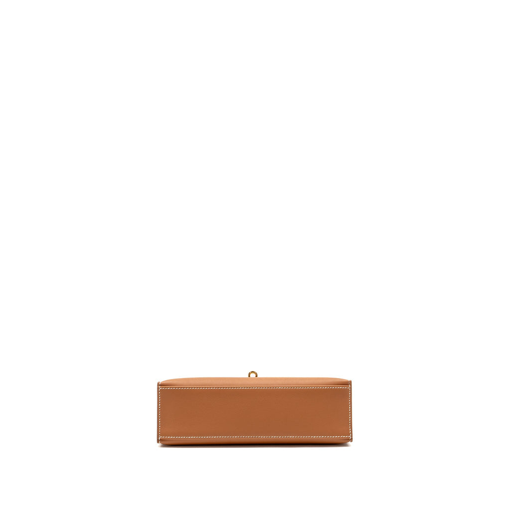 Hermes Kelly Pochette Swift Gold GHW