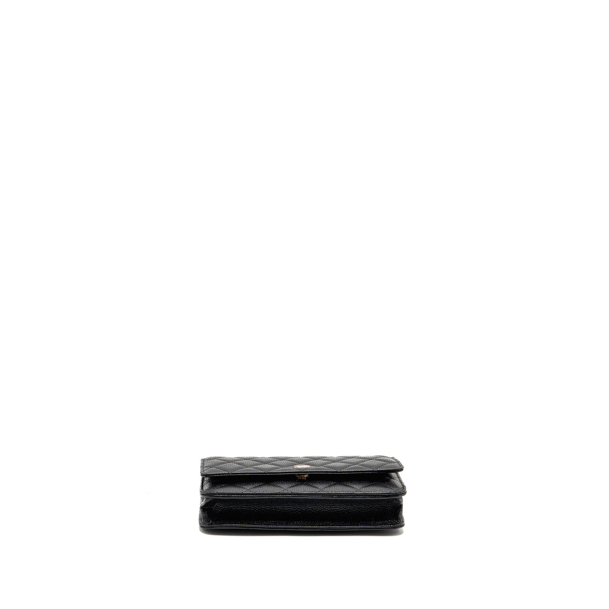 CHANEL CLASSIC WALLET ON CHAIN CAVIAR BLACK GHW(MICROCHIP)