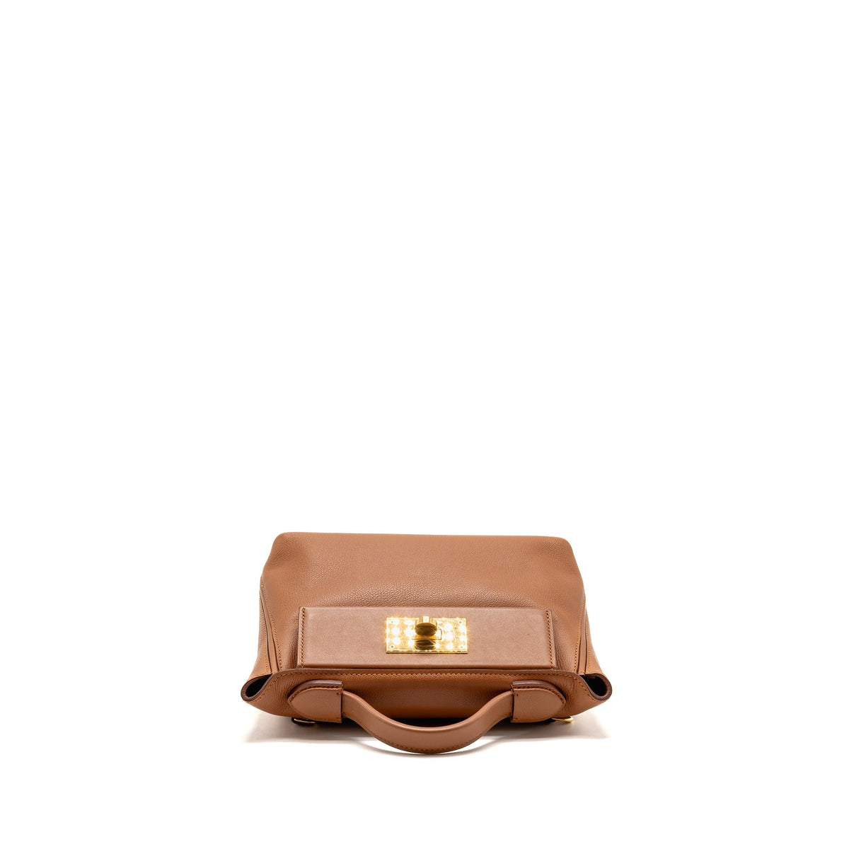 Hermes mini 24/24 2424-21 bag evercolor gold GHW