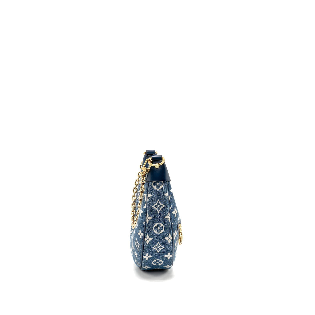 LOUIS VUITTON LOOP BAG DENIM BLUE GHW
